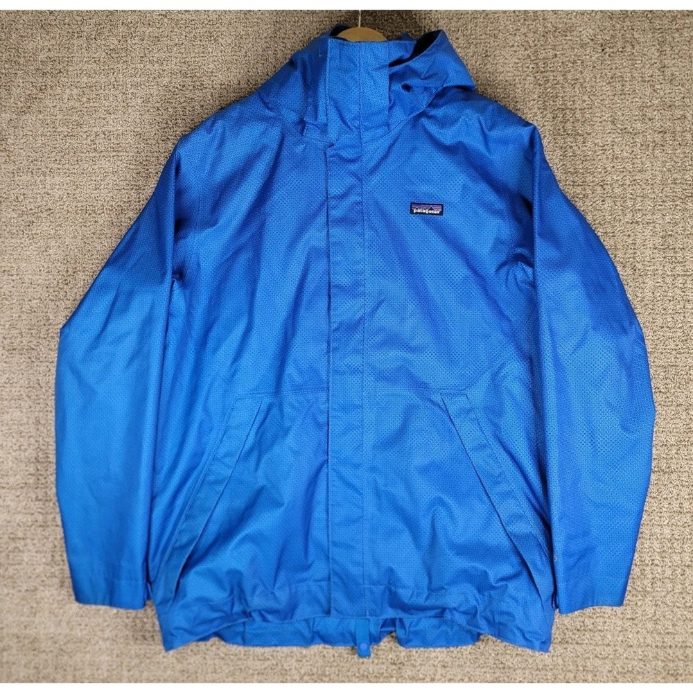 Patagonia Blue Raincoat